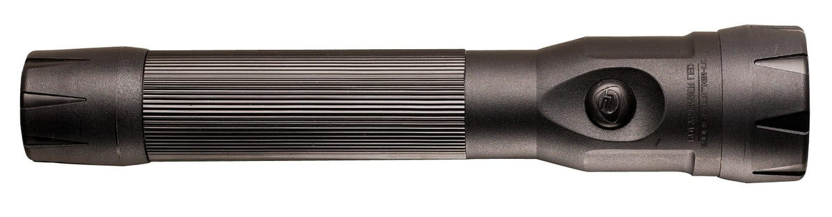Streamlight 76833 PolyStinger DS LED Flashlight with 120-Volt AC Charger and 1 Piggyback Holder, Black - 385 Lumens