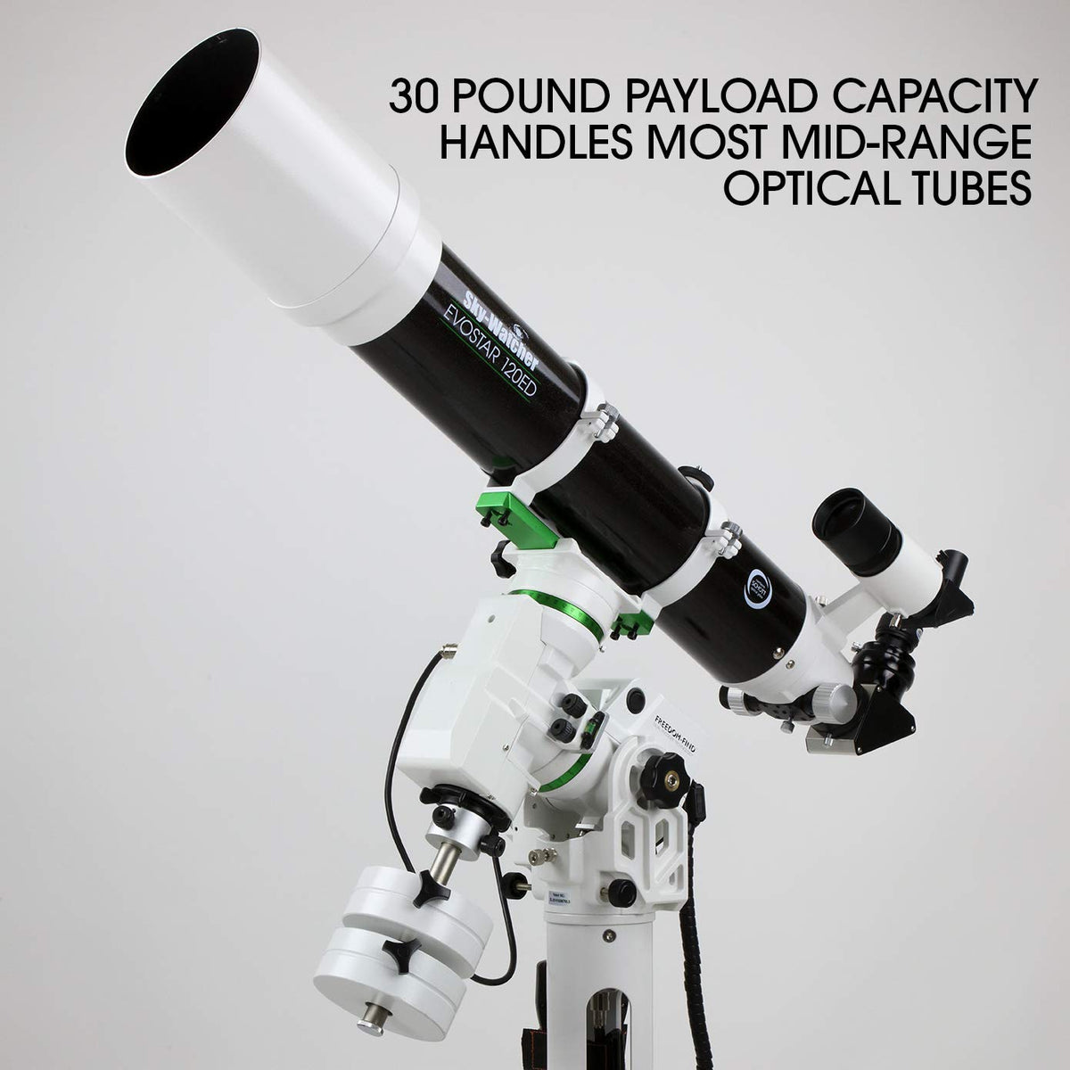 Sky-Watcher AZ-EQ5 – Fully Computerized GoTo German Equatorial, Alt-AZ Telescope Mount, and dual-OTA telescope – Computerized Hand Controller with 42,900+ Object Database