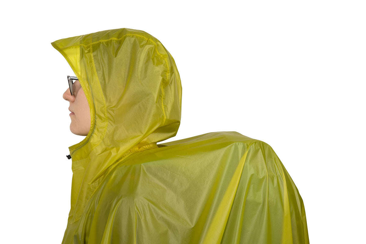 Sea to Summit Ultra-SIL Nano Poncho Raincoat and Pack Cover, Lime