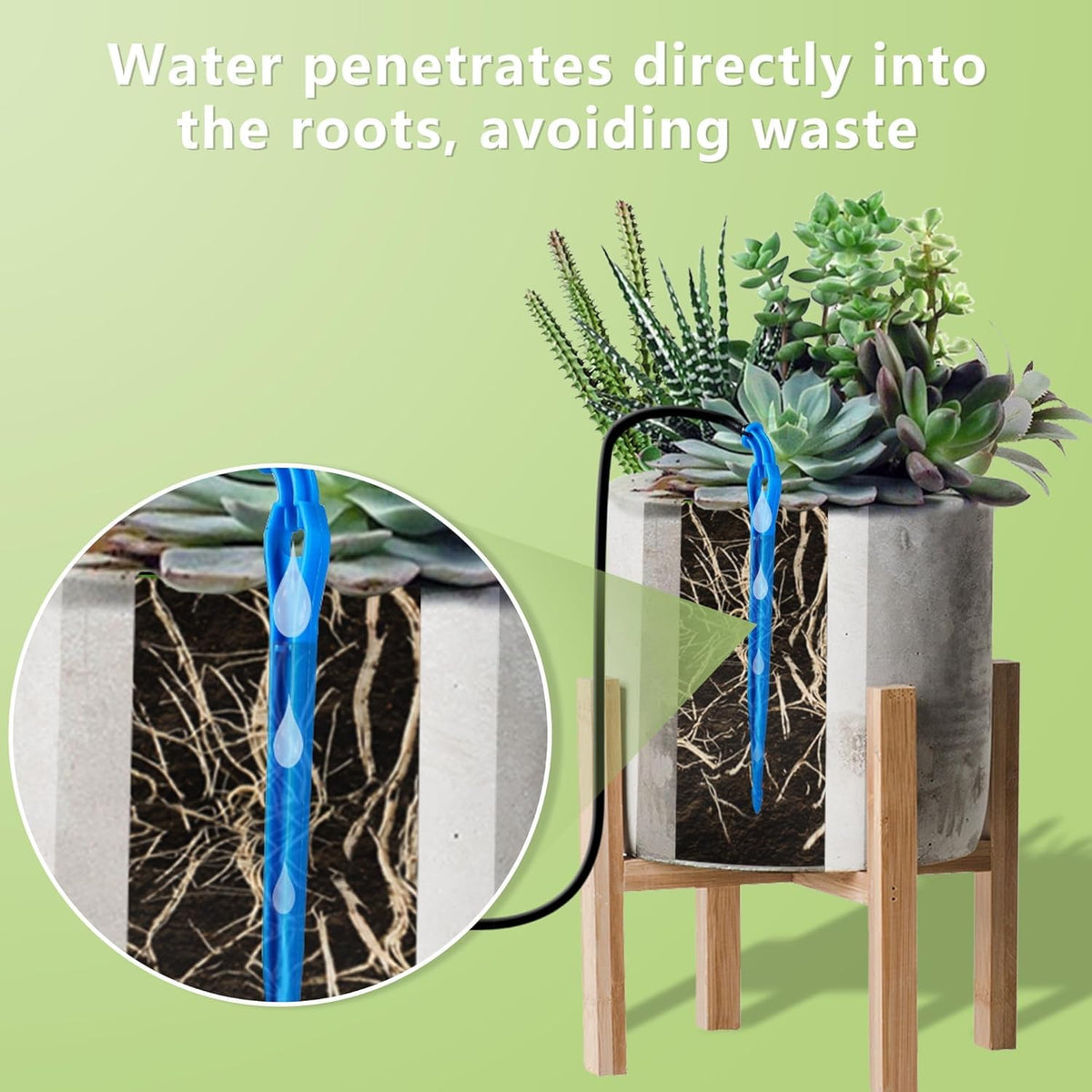 Automatic Drip Irrigation Kit,Indoor Automatic Watering System for Plants,Self Watering System for 15 Potted Plants,Automatic Drip Irrigation Kit Programmable Water Timer