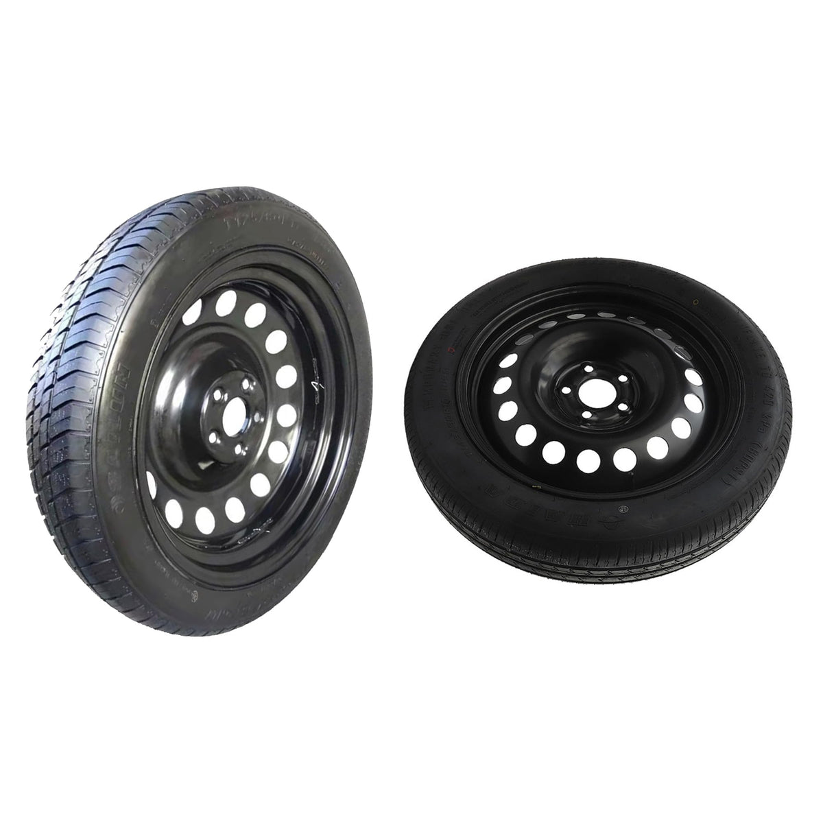 Gleyi Spare Tire Kit Compatible with 2017-2026 Model 3 - Includes 18x4 Rim, 135/80R18 Spare Tire, 26.5” Rolling Diameter Includes car Jack kit and Spare tire Bag.