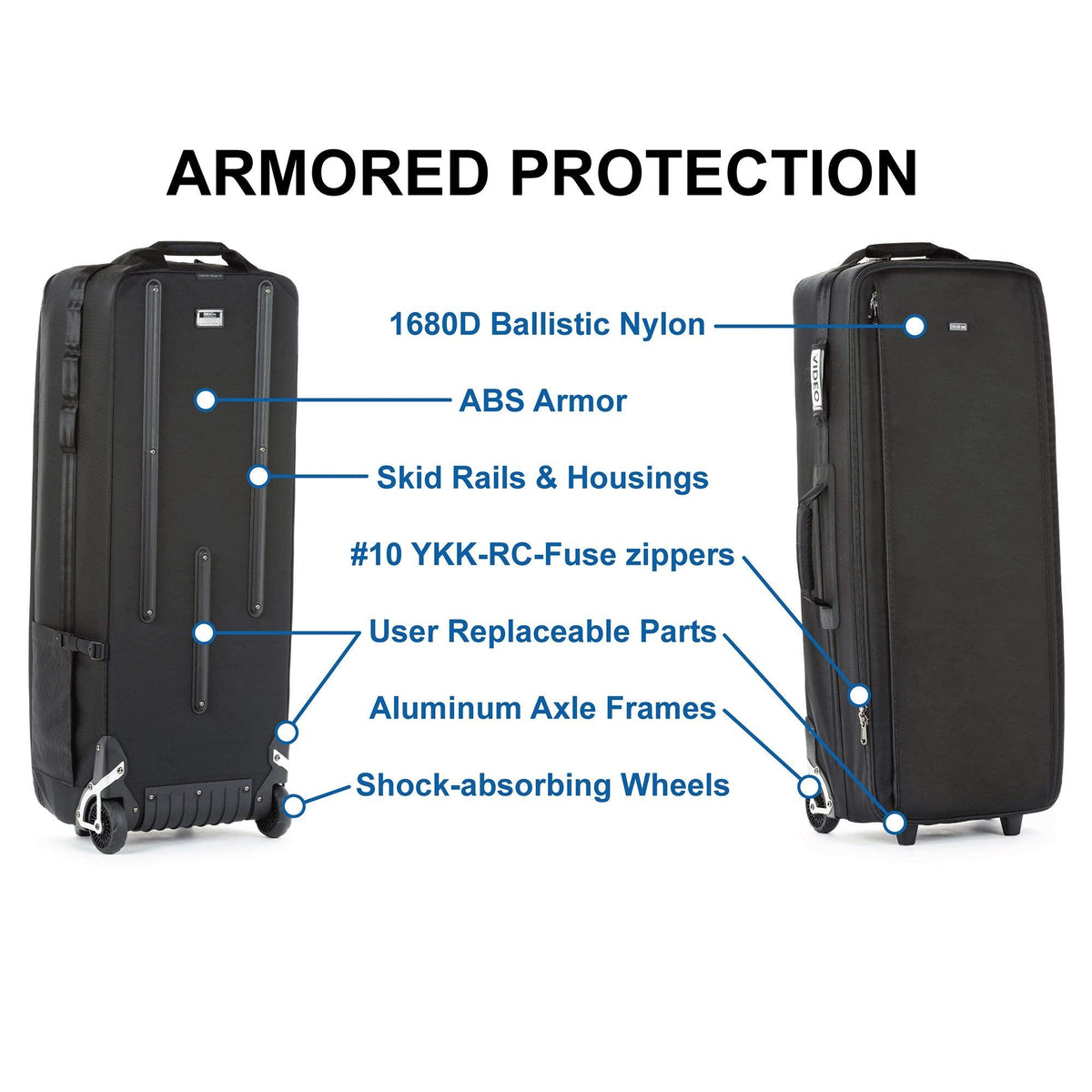 Think Tank Logistics Manager 30 V2, 2 Wheel Rolling Camera Case - Black, Compact