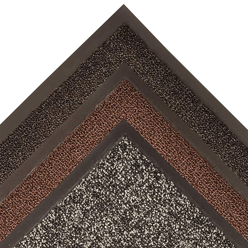 Notrax 231 Prelude Indoor/Outdoor Entrance Mat, for Home or Business, 4' x 6', Black