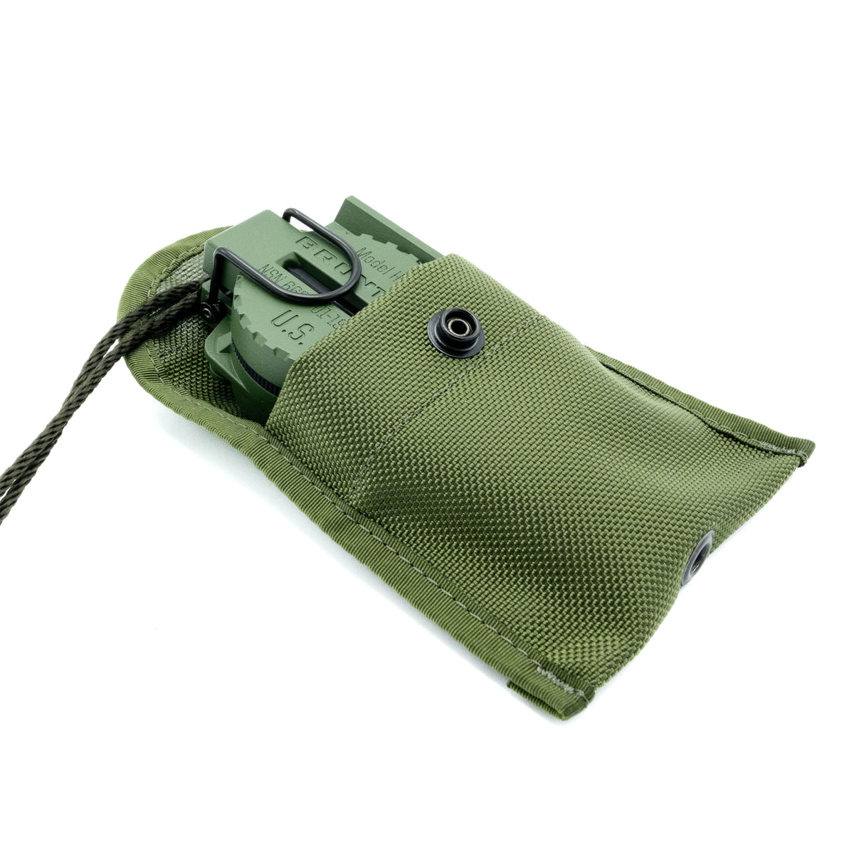 Brunton H-3 Military Lensatic Compass, Tritium Illuminated, Aluminum, 5.7 inch Open Length