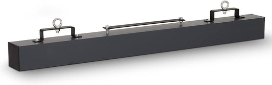60" Heavy Duty Magnetic Sweeper - 140LB Capacity Industrial Magnet Bar for Nails, Screws & Metal Debris - Quick Release Lever for Construction Sites & Driveways