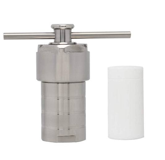BAOSHISHAN 500ml Hydrothermal Autoclave Reactor, 304 Stainless Steel PTFE Lined For Lab Hydrothermal Process (500ml)