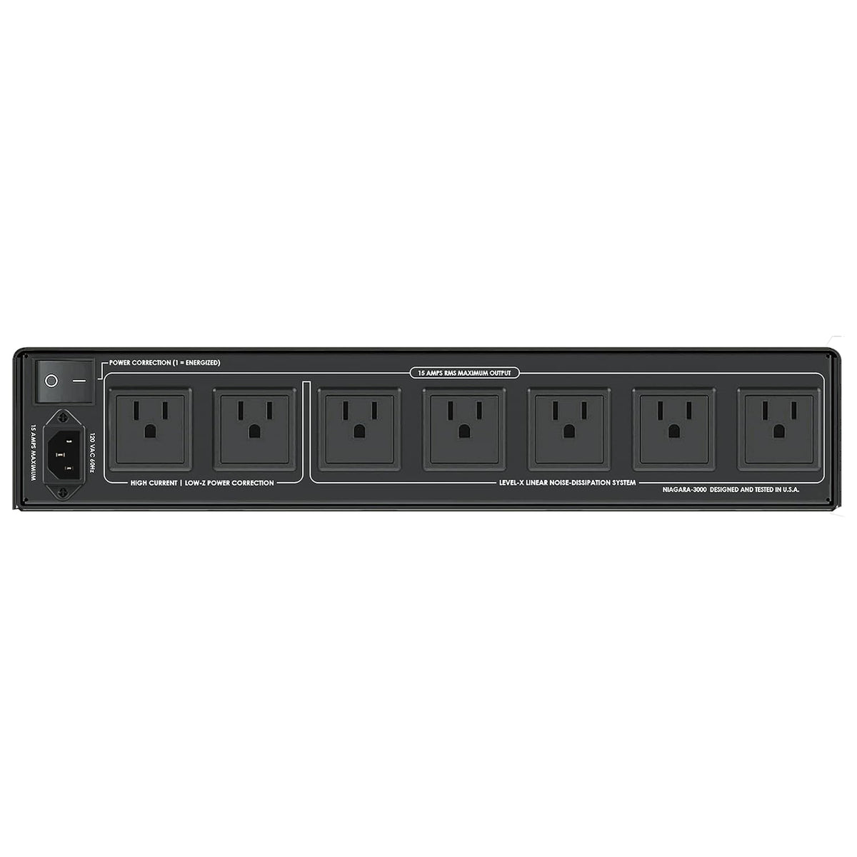 AudioQuest NIAGARA3000USA Low-Z Power Noise Dissipation AC Power Conditioner with an AudioQuest NRGY3US01 1.0M Low-Noise AC Power Cable (2020)