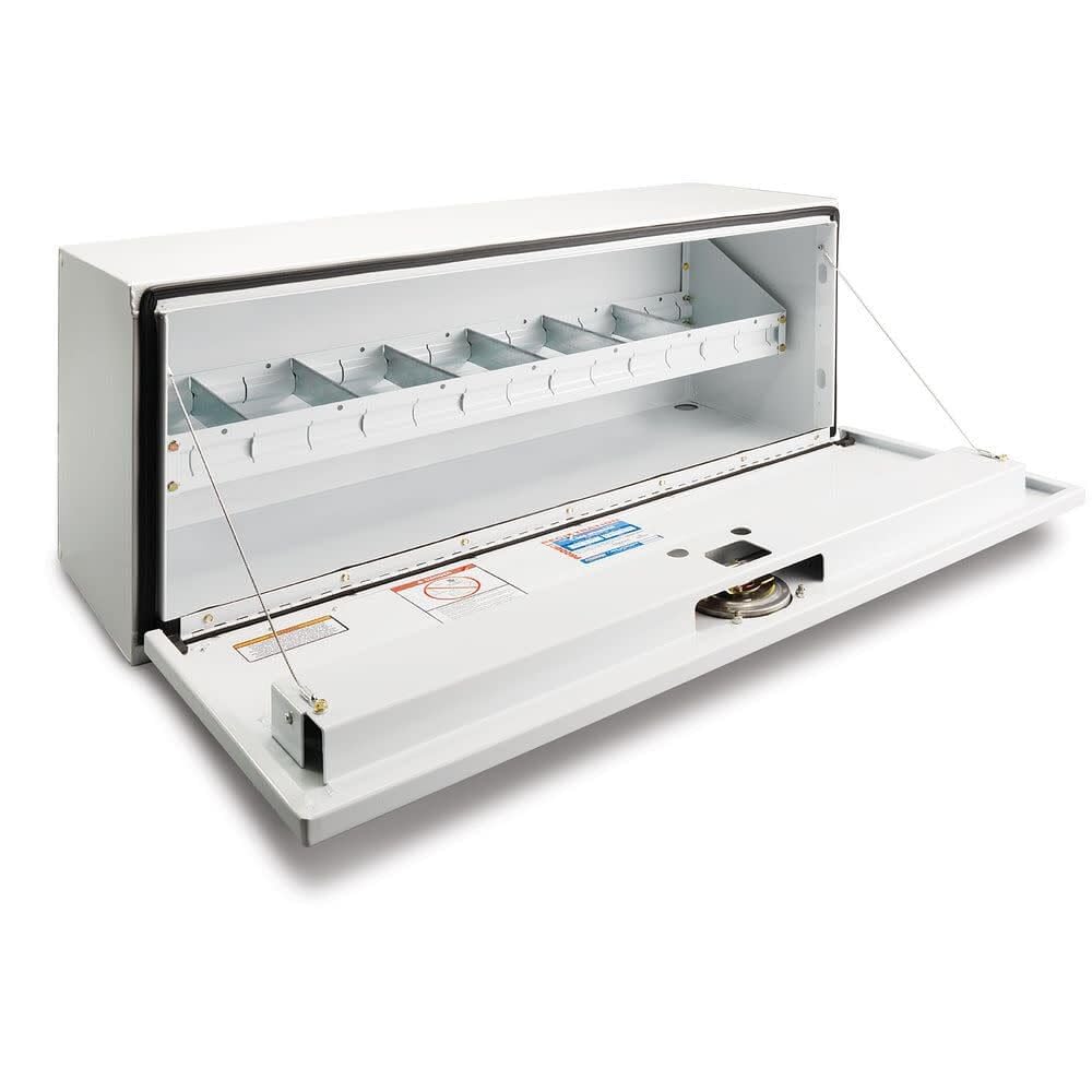 Weather Guard 2003 Tool Tray, 41-1/2 in. L, Steel, White