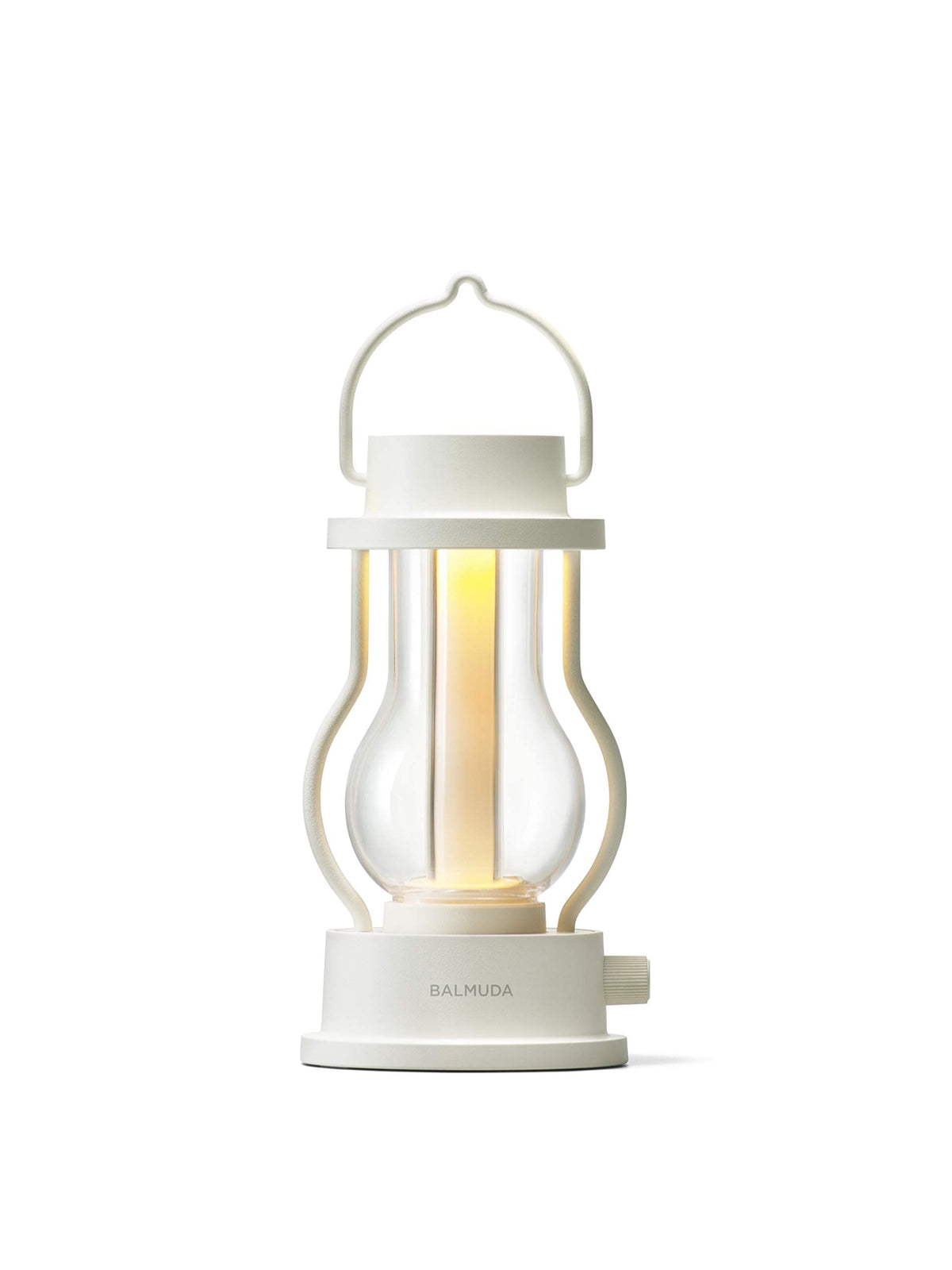 BALMUDA The Lantern | Rechargeable LED Lantern | 3 Light Modes: Candle, Amber, & Warm White | Battery Operated | Lightweight | Water-Resistant | US Version | White