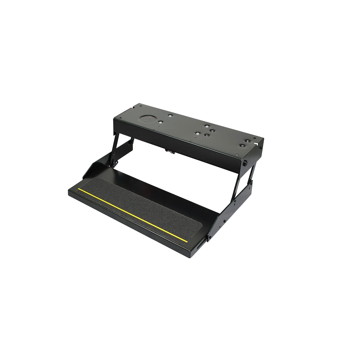 Kwikee 28 Series Electric Step Frame Assembly for RV, Travel Trailers, and Motorhomes, Hidden Light, 8.5" Step Rise, Anti-Slip Surface, Heavy-Gauge Steel Construction - 3747457
