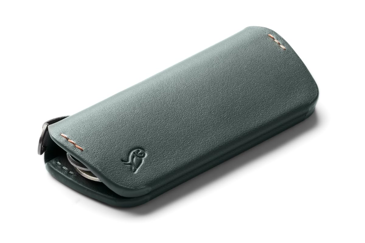 Bellroy Key Cover Plus – Third Edition (Leather Key Holder, Holds 4 – 8 Keys) - Everglade