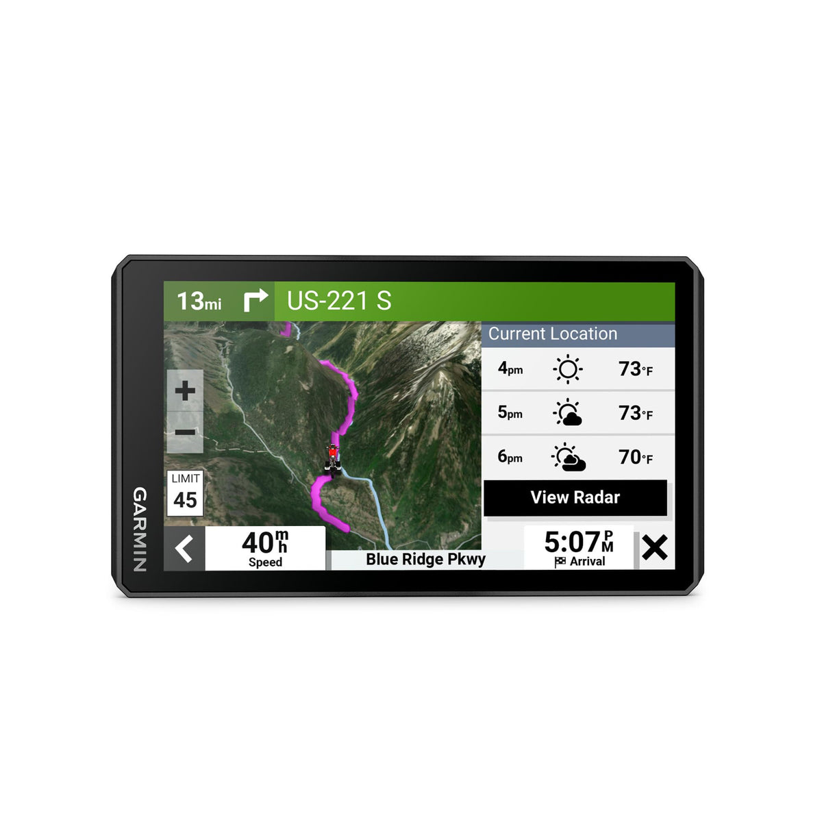 Garmin zūmo® XT2 All-Terrain Motorcycle Navigator, Ultrabright 6" Sunlight Readable Display, Visual Route Planner, and Ride Summaries