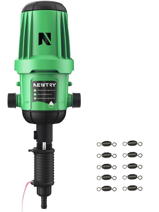 NEWTRY 0.2%~2% Fertilizer Injector w/ 10pcs Springs