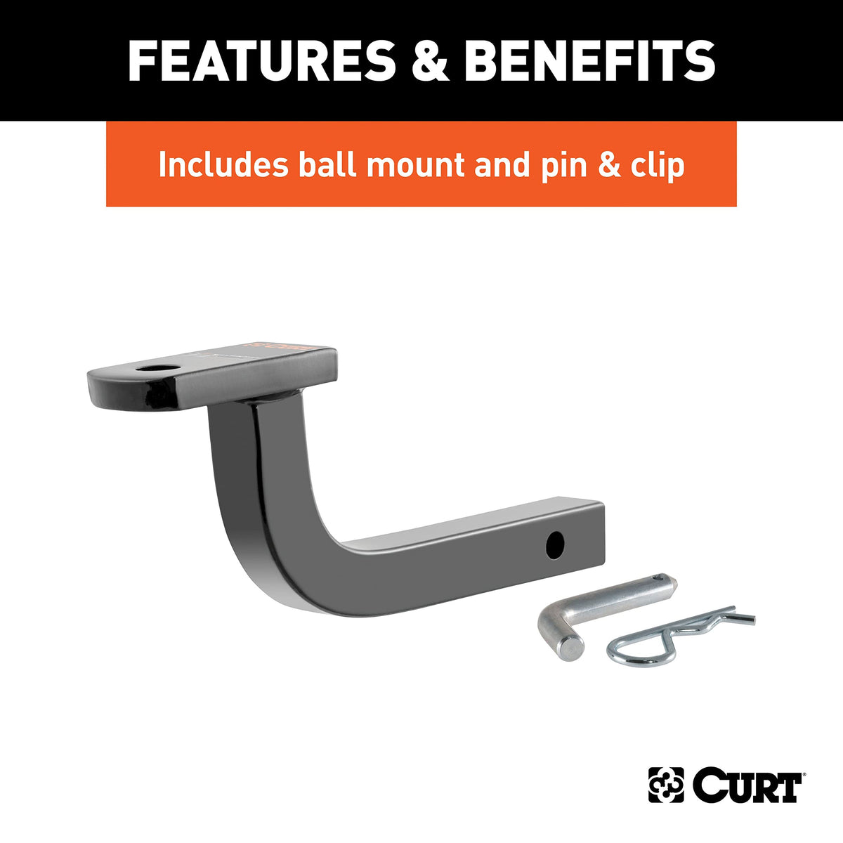 Curt Manufacturing 121123 Class-2 Trailer Hitch