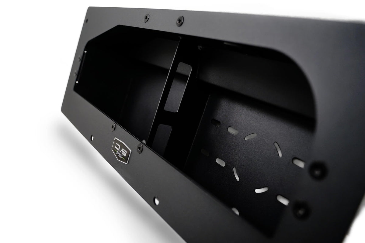 DV8 Offroad Air Compressor Mount & Storage Box for The 2021-2026 Ford Bronco | Designed for ARB Single or Twin Air Compressors | Heat Shield to Reduce Temperatures from Exhaust/Exterior
