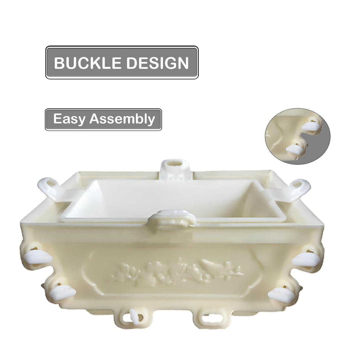 EAIVENY Planter Molds, Large Concrete Planter Molds for Home and Garden Decoration (25)