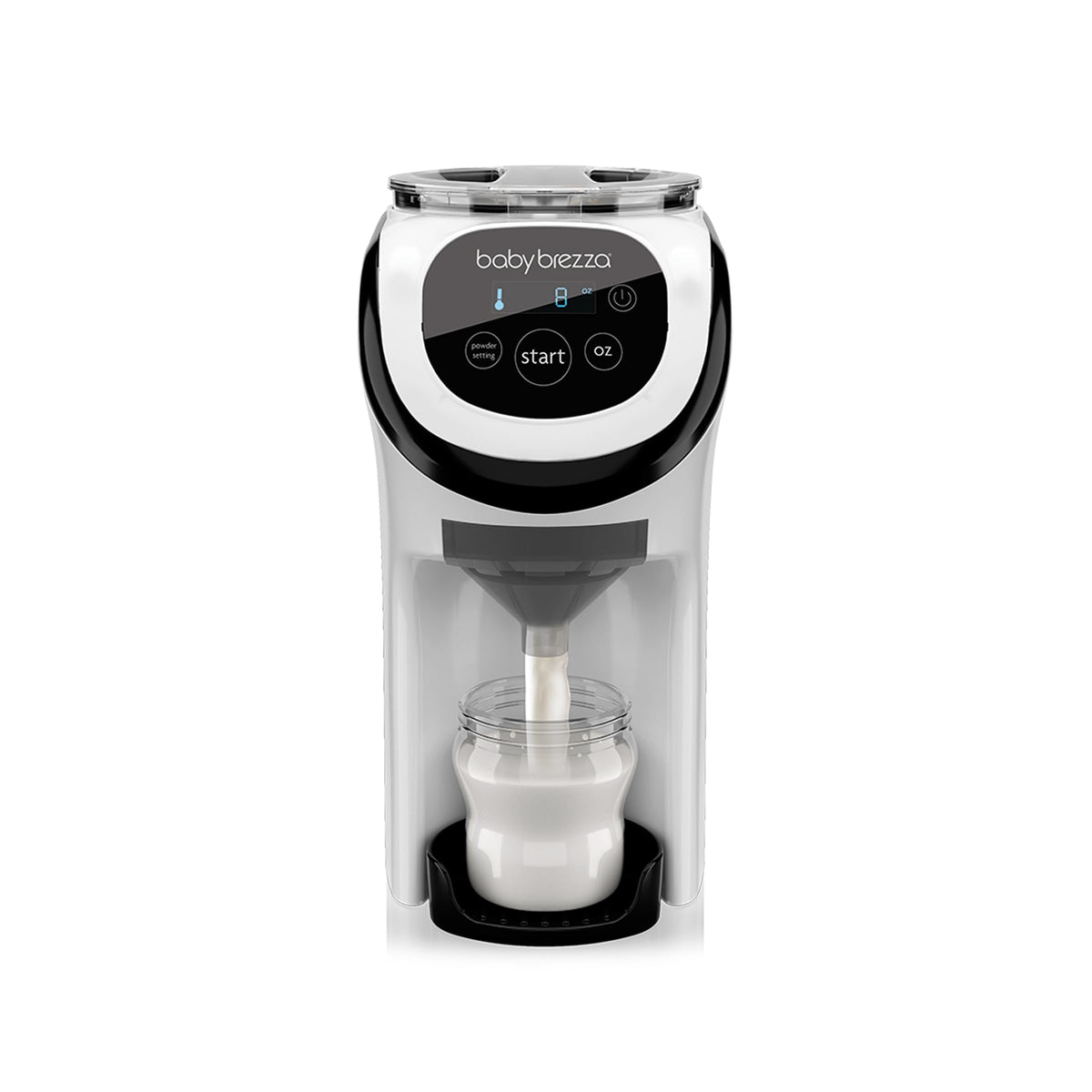 Baby Brezza Formula Pro Mini Baby Formula Mixer Machine Fits Small Spaces and is Portable for Travel– Bottle Makers Makes The Perfect Bottle for Your Infant On The Go, White