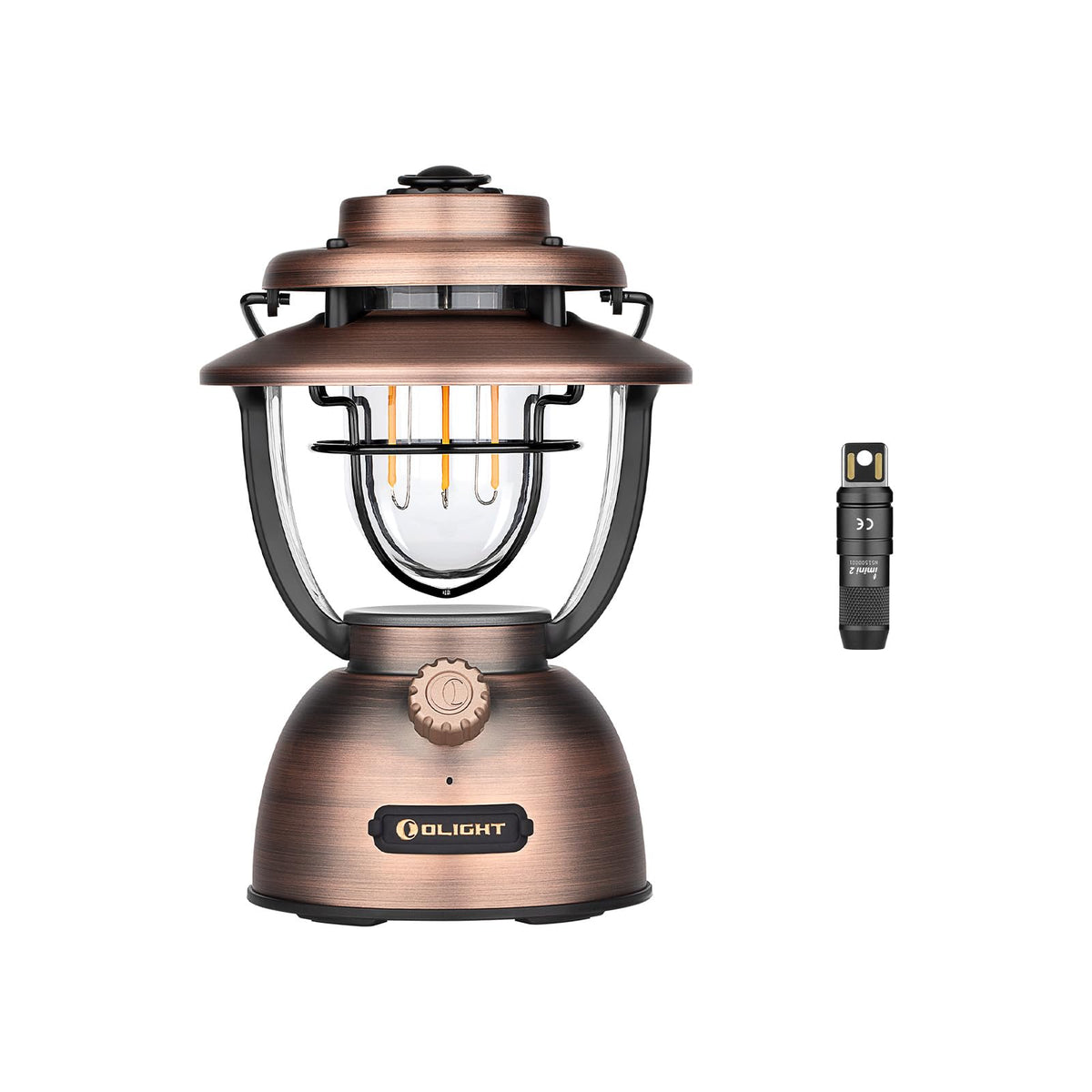 OLIGHT Olantern Classic 2 Pro APP Control Camping Lantern Bundle with IMINI 2 EDC Rechargeable Keychain Flashlight