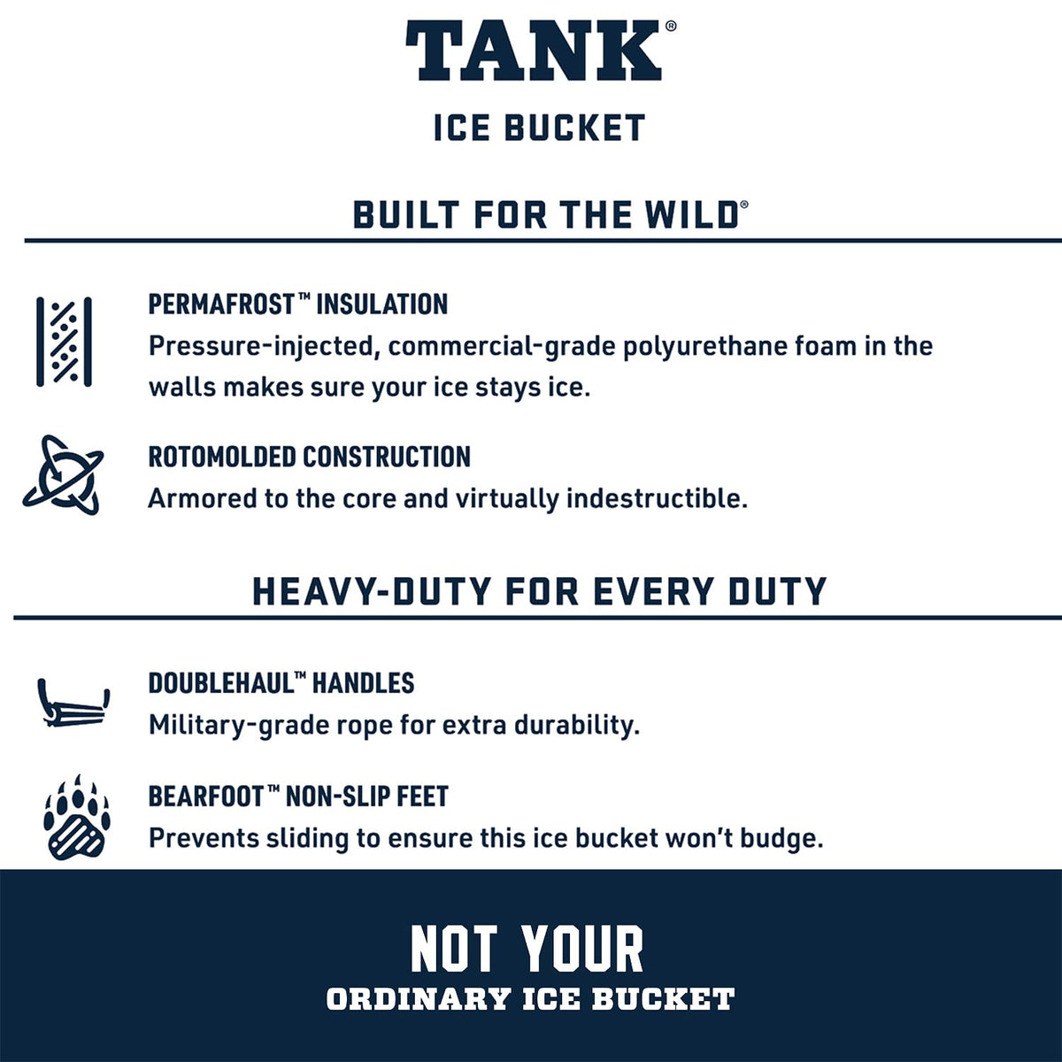 YETI TANK 45 Bucket Cooler, White