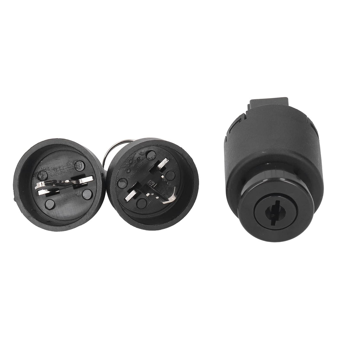 Hapivida Ignition Starter Switch, 2 Keys ABS Key Switch with Lock