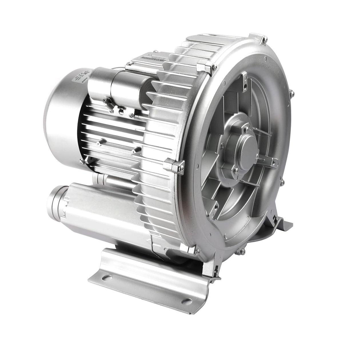 HLBTK 2LG5107AA21 2LG510-7AA21 2HP Regenerative Blower 110-120V 150 CFM 1.75 kW Vacuum Pump Fits for Industrial Air Blowing, Aeration, Vacuum Systems