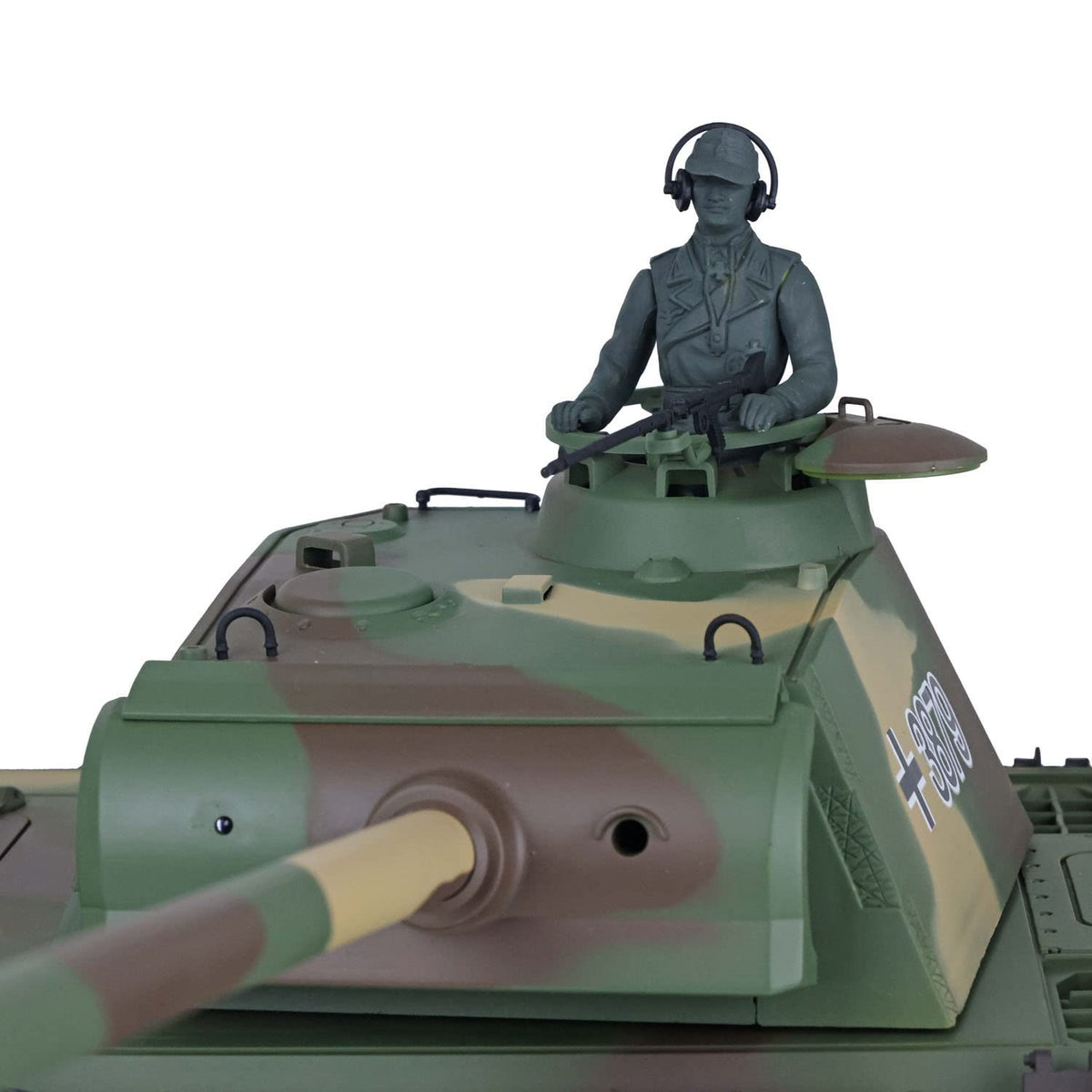 TOUCAN RC HOBBY US in Stock 2.4G Henglong 1/16 Scale 7.0 Plastic German Panther G RTR RC Tank Model 3879 (3879 Plastic Version) BB Airsoft that Shooting BB Bullets