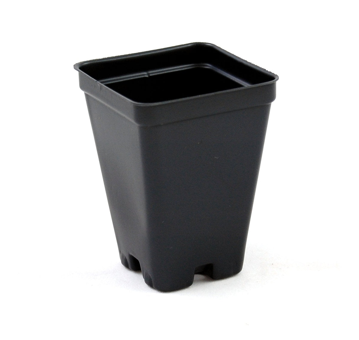 Growers Solution 2.5 inch Square Greenhouse Pots - Black - Plastic - Deep - Case of 800
