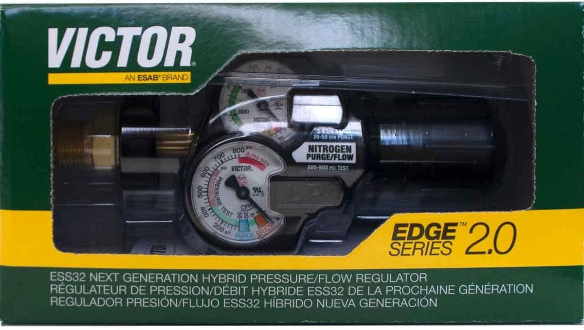 Victor Edge Series 2.0 Nitrogen Purge/Flow Module Gauge – Regulator Gauge, Model 0781-3652