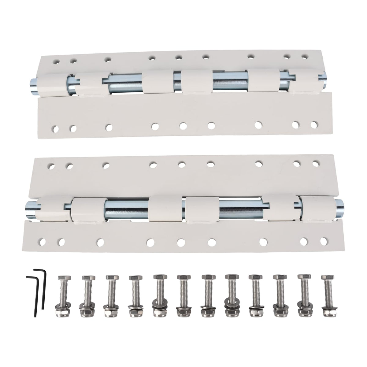 Hututimo 55721 2Pcs Swing Away Brackets Camper Jack Mount Extension Brackets, Rv Extension Brackets, Truck Camper Jack Brackets White