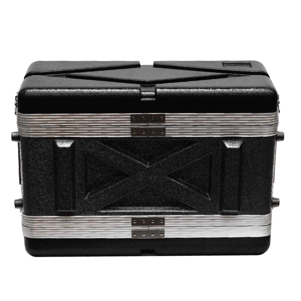 Seismic Audio - SALWR4S - Lightweight 4 Space Compact ABS Rack Case - 4U PA DJ Amp Effects Shallow Rack Case