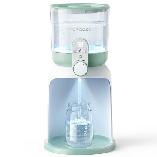 Momcozy Instant Water Warmer for Making Formula, Dual Lights for Night Feedings, 57 fl oz Large Capacity Detachable Tank, 6 Temperature Settings Water Dispenser, Breastfeeding Essentials