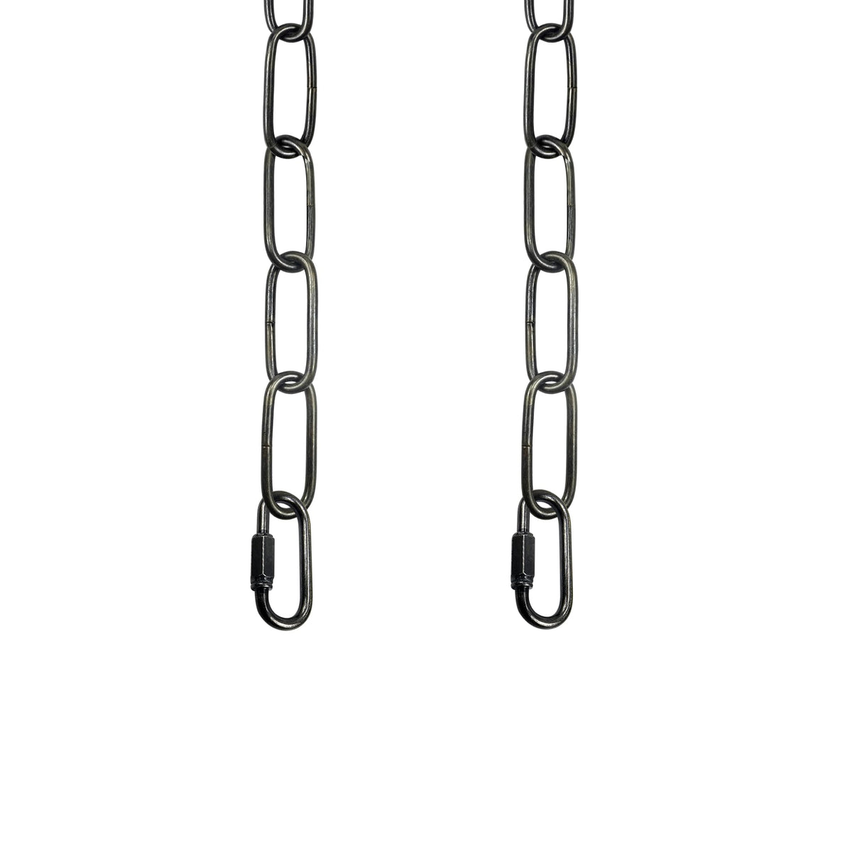 6 Ft Lighting Chain with Connection Locks for Hanging Lamp, Chandelier, Pendant, Lantern, Swag Lamp, Plant/Flower/Fruit Basket, Light Fixture Chain (Dark Bronze)