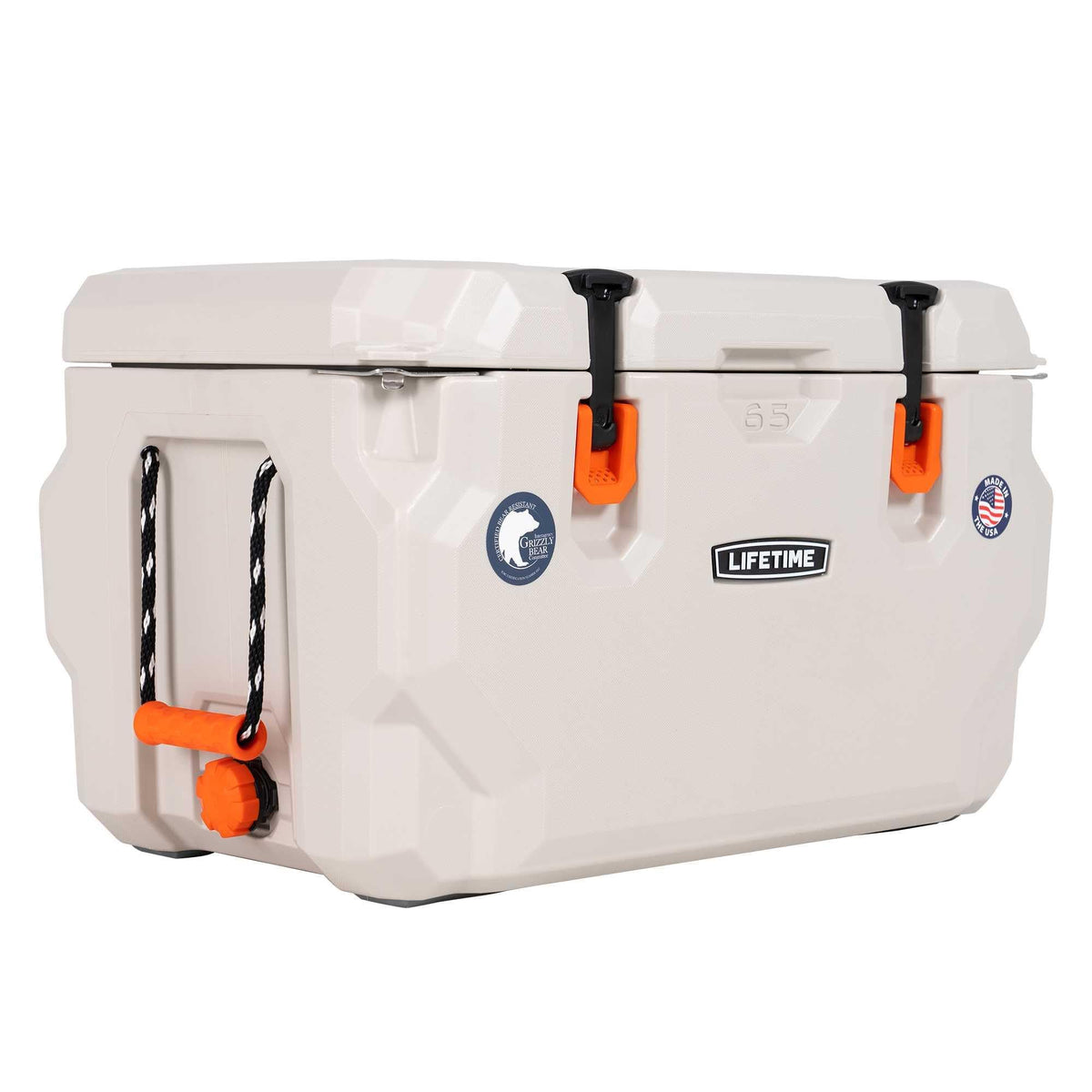 Lifetime 65 Quart Hard Cooler, High Performance Ice Chest