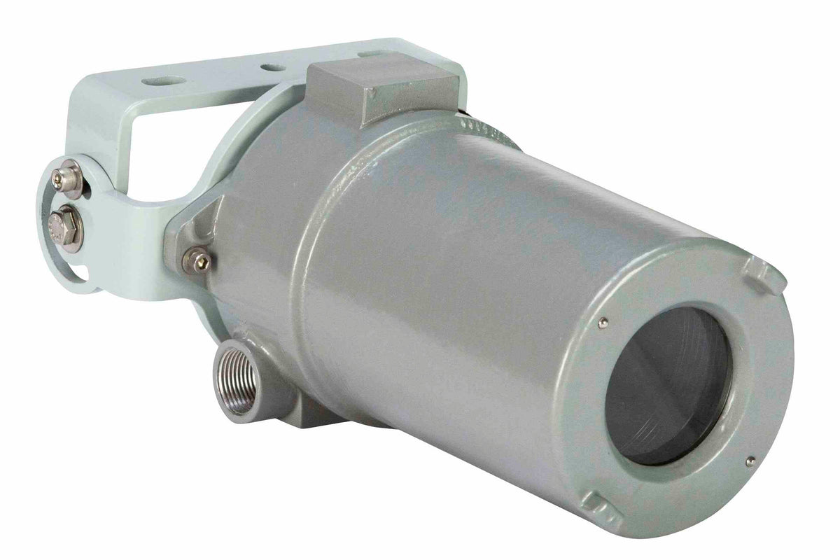 Explosion Proof Instrument Enclosure - Class I, II, III Div 1 and 2 - Trunnion - Glass Lens - 4" Dome