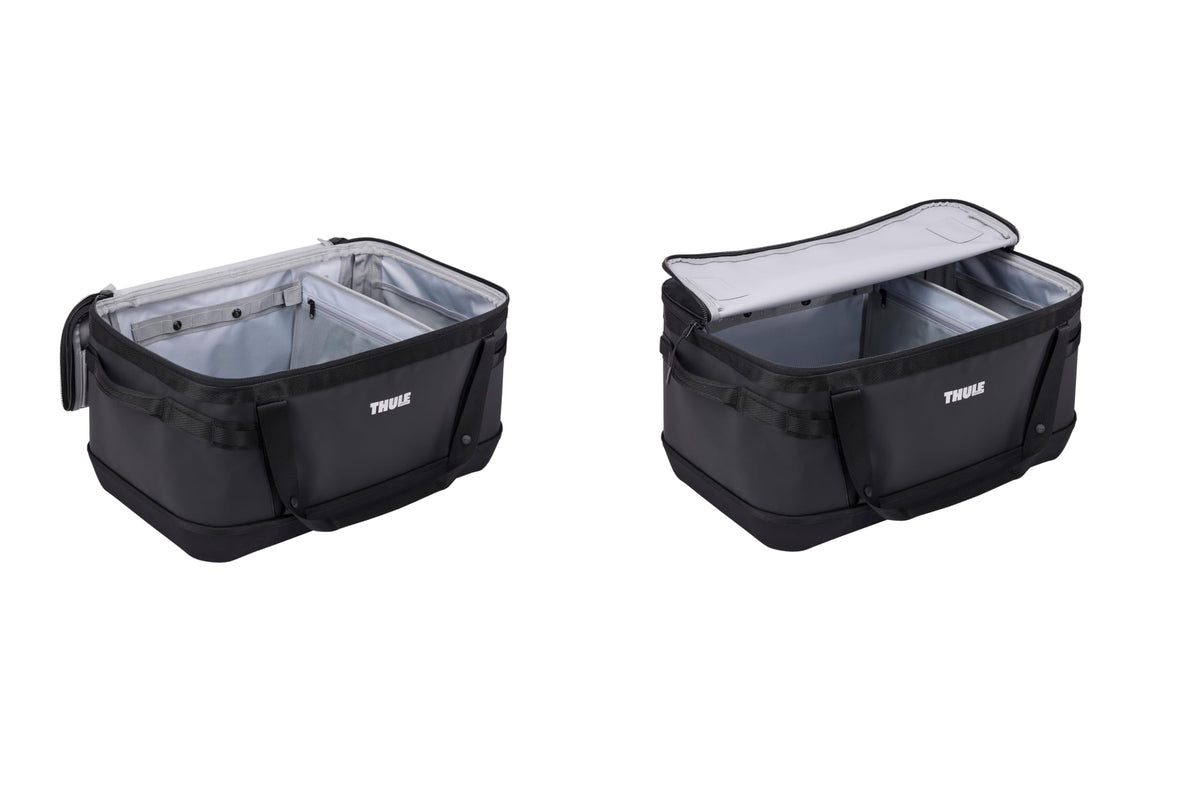 Thule Chasm 55L Gear Hauler, Waterproof Base, Internal Pockets and Movable Divider Panels, Zippered lid, Sturdy Grab Handles