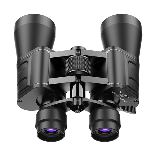 10-30x50 High Power Military Zoom Binoculars for Adults, Low Light Night Vision/Daily Waterproof / BAK7 Prism/FMC Lens, HD Professional Binoculars for Bird Watching, Hunting, Outdoor, Hiking.