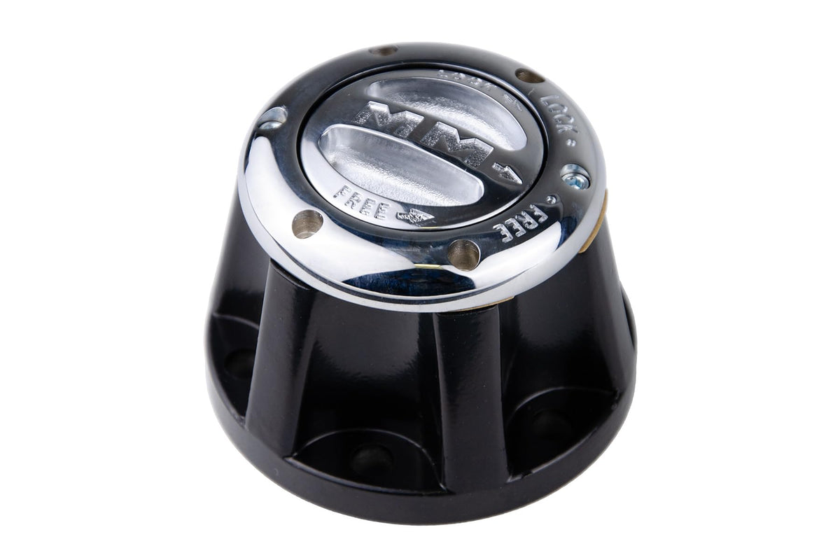 Mile Marker 457 Pair of Premium Manual Locking Hubs fits 1972-1986 CJ Universal (6-Bolt 27 Spline) and 1972-1980 Scout II | Replaces Original Equipment Manual and Automatic Hubs