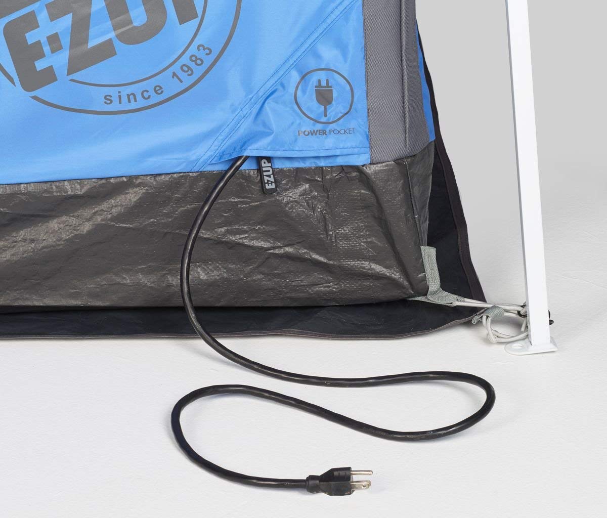 E-Z UP Camping Cube 6.4, Converts 10' Straight Leg Canopy into Camping Tent (Canopy/SHELTER NOT Included), Splash