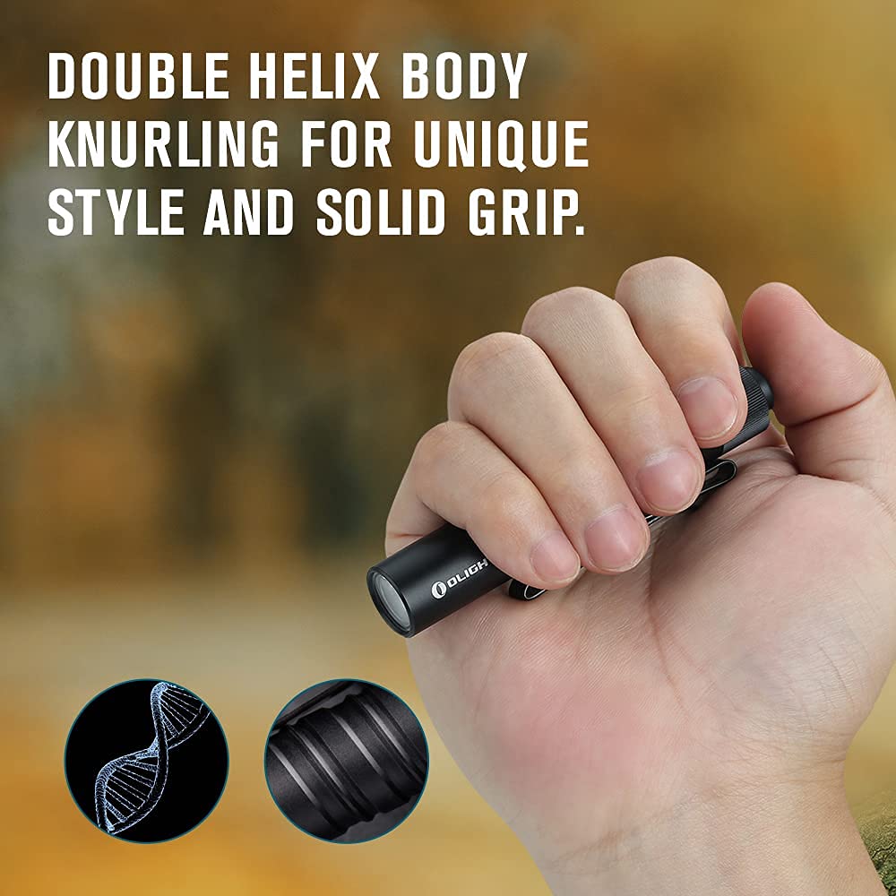 OLIGHT Marauder Mini 7,000 Lumens Bright Flashlight with 600 Meters Beam Distance Bundle I3T EOS 180 Lm Dual-Output Slim Light