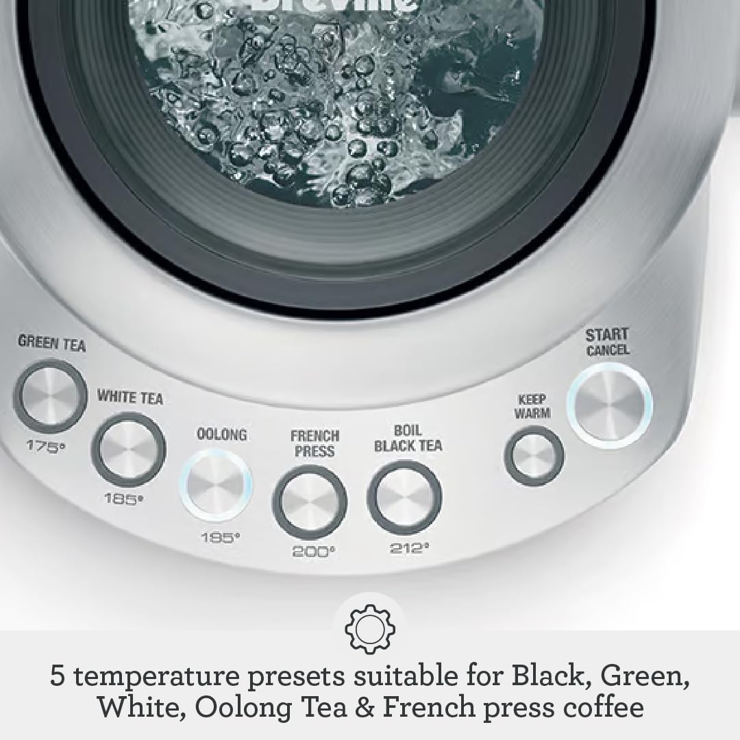 Breville BKE820XL IQ Kettle Water Heater, 7 Cup, Brushed Stainless Steel