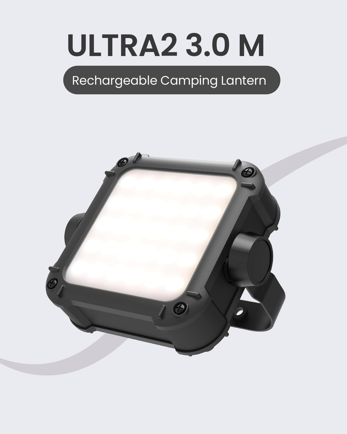 Claymore Ultra2 3.0 (Medium) - Outdoor Rechargeable LED Light for Camping, Tent, Backpacking, Emergency and Industrial Use. Waterproof, Portable Lantern with USB-C, Up to 80 Hours Battery Life.