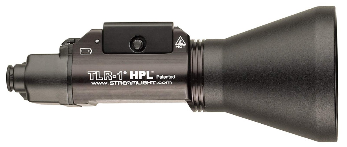 Streamlight 69216 TLR-1 HPL 1000-Lumen High Power Rail-Mount Tactical Gun Light with Remote Door Switch and Remote Pressure Switch, Black
