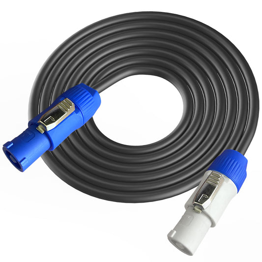 PowerCon Power Cable AC PowerCon Input to Output 12AWG 3 Pin Power Extension Cable for LED Screen Beam Moving Head Light, Stage Light Power,Audio Video Equipment and More-6FT