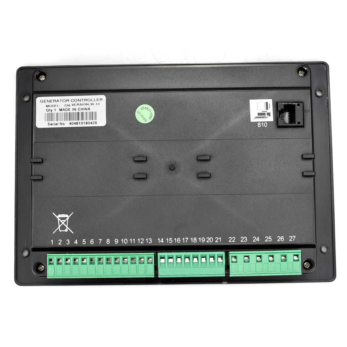 VehiclePro DSE720 Generator Auto Start Control Panel Controller,AMF Auto Controller Compatible with Deep Sea Electronics Spare Parts
