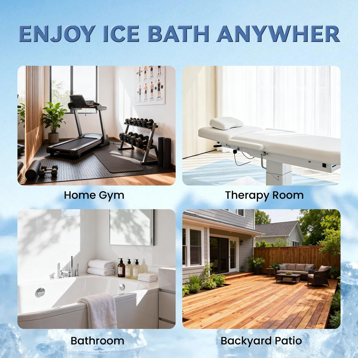 Poafamx Water Chiller for Ice Bath, 1/3 HP Cold Plunge Chiller with External Filter & Water Pump, Insulated Hoses, Quiet Cold Therapy Cooler for Ice Bath Tub, Athletes Recovery, Home Gym 110V