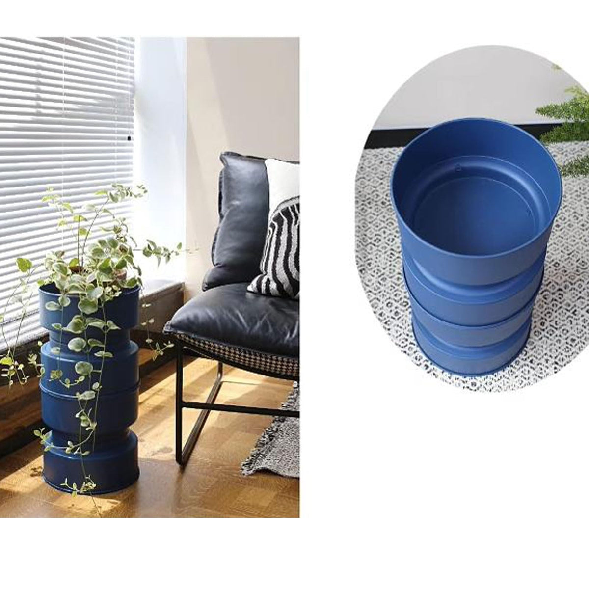 HYgloF end Tables Small Side Table Plant Stand Indoor, Metal Plant Stand Table for Flower Pots, Coffee Table Plant Holder, Modern Home Decor Small Round Side End Table Snack Table Coffee Table