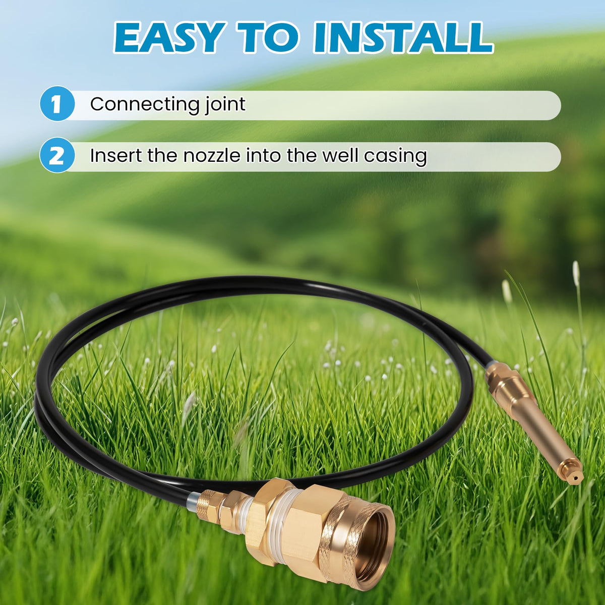 Sulfur Stop System for 2", 3", 4"+ Wells, 24-Hour Say Goodbye to Rotten Egg Smell& Sulfur Smell | Chemical Free, Easy to Install, Maintenance Free