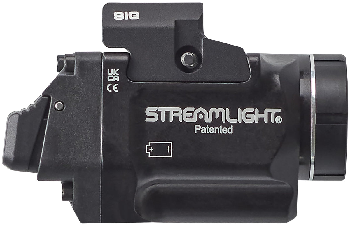 Streamlight 69417 TLR-8 X sub 500-Lumen Rail-Mounted Tactical Weapon Light with Integrated Red Aiming Laser Exclusively for Sig Sauer P365/XL Closed Rail Systems Only, Black