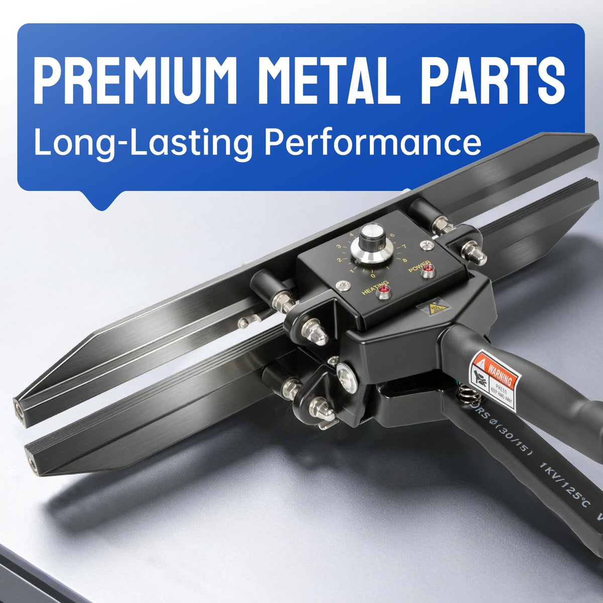 R-PACK Portable Hand Held Heat Sealer Machine-R-PACK FKR-400DF, 16 Inches, For Foil Bag, Kraft Bag, Mylar Bags（Black）
