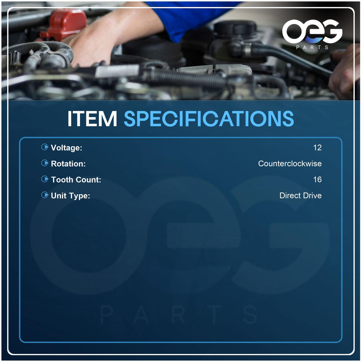 OEG Parts New 16 Tooth Starter Compatible With Briggs & Stratton 1972-2002 7HP-18HP Engines 41022003, 41022003R, 41022052, 390838, 391423, 392749, 394805, 491766, 497594, 497595, 693054, SBS0001